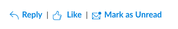 an image that reads "Reply, Like, Mark as Unread"