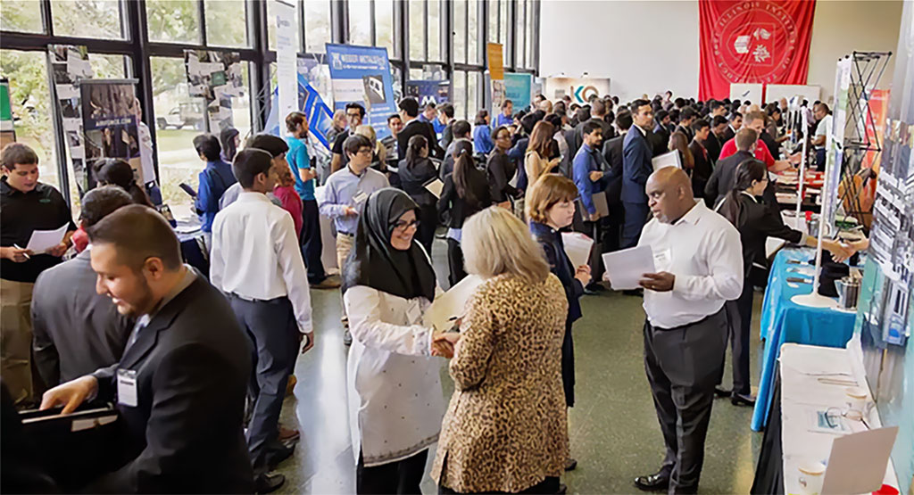 Recruiting event at Illinois Tech