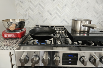 Image of electric stove top