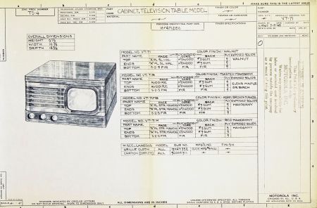 Motorola VT-71 Engineering Blueprint