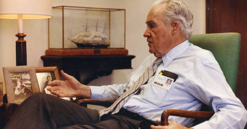 Bob Galvin in Motorola Office
